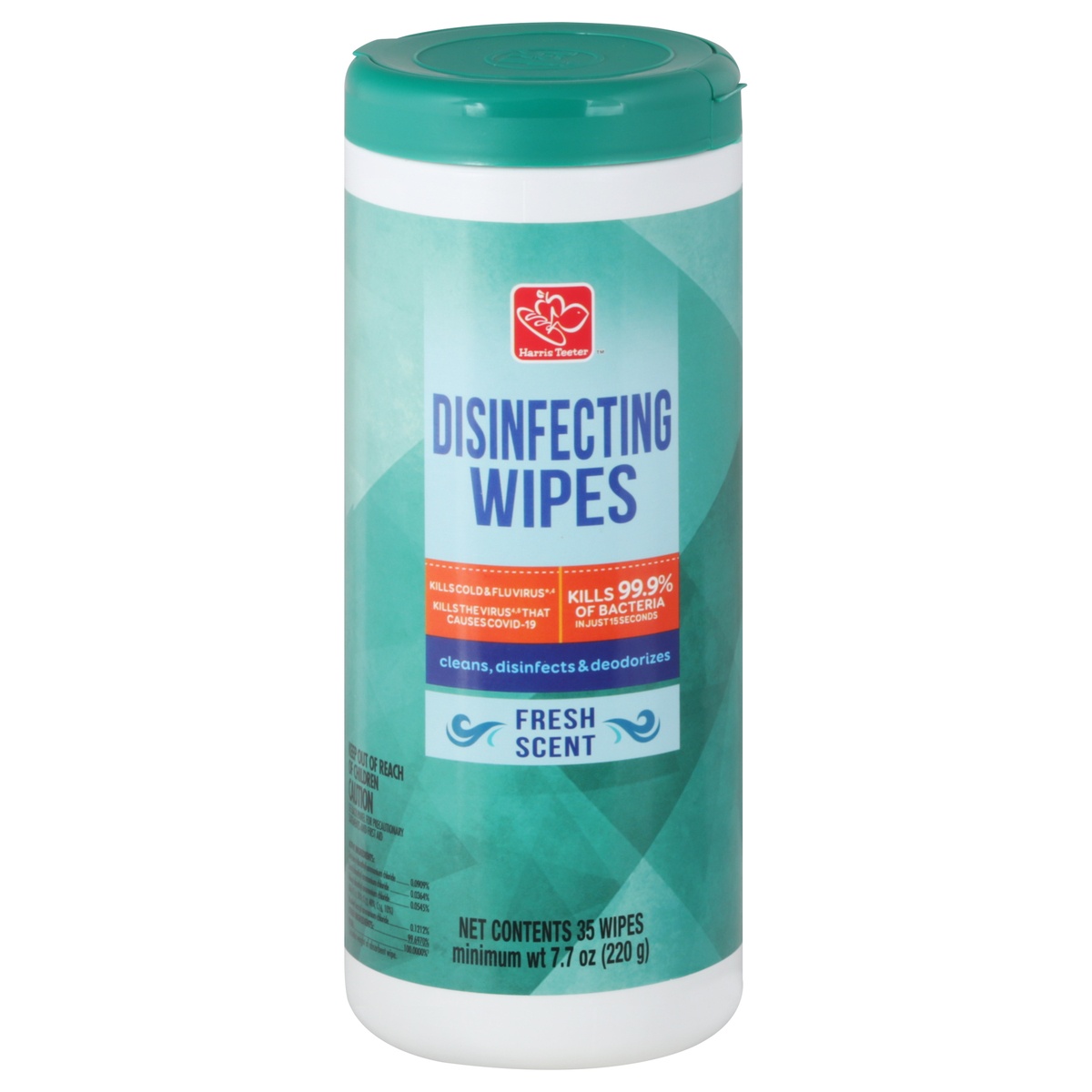 slide 1 of 1, Harris Teeter yourhome Disinfecting Wipes - Fresh, 35 ct
