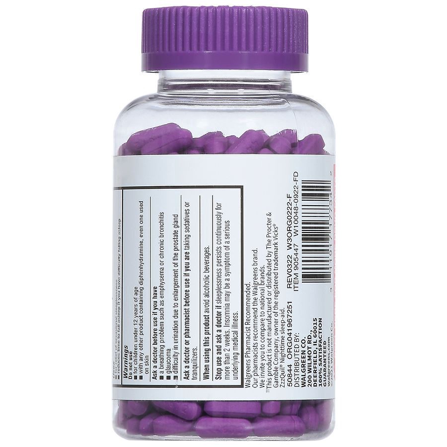 slide 2 of 3, Walgreens Wal-Sleep Z Caplets, 365 ct
