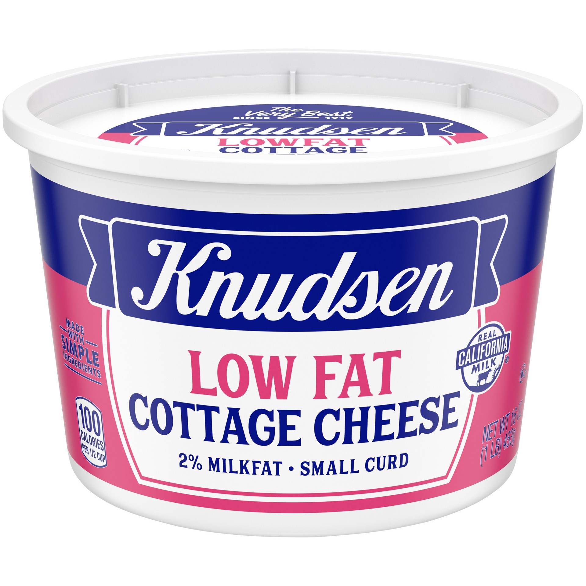 slide 1 of 13, Knudsen Lowfat Small Curd Cottage Cheese with 2% Milkfat, 16 oz Tub, 16 oz