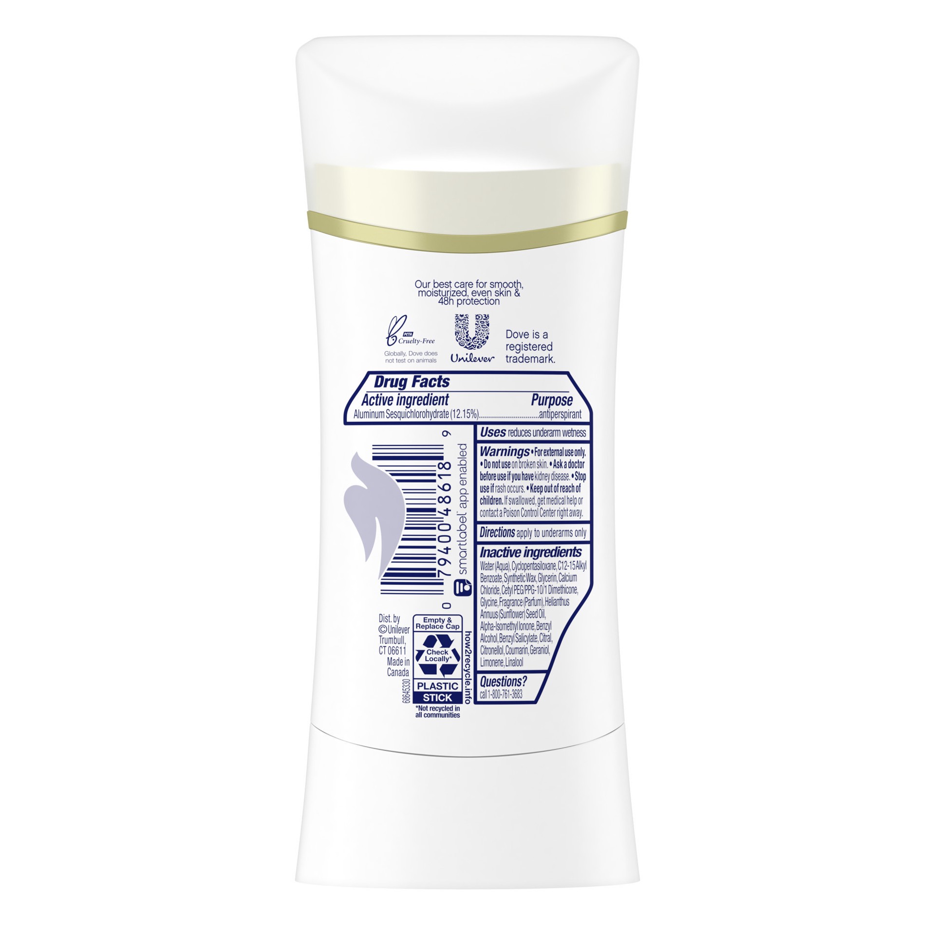 slide 2 of 4, Dove Ultimate Antiperspirant Deodorant Stick Cucumber Water & Mint, 2.6 oz, 2.6 oz