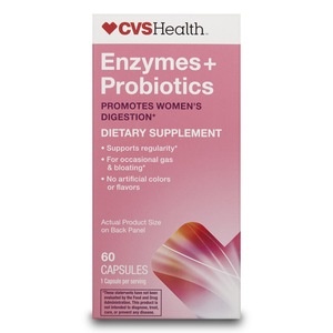 slide 1 of 1, CVS Health Enzymes Plus Probiotics Capsules, 60 ct