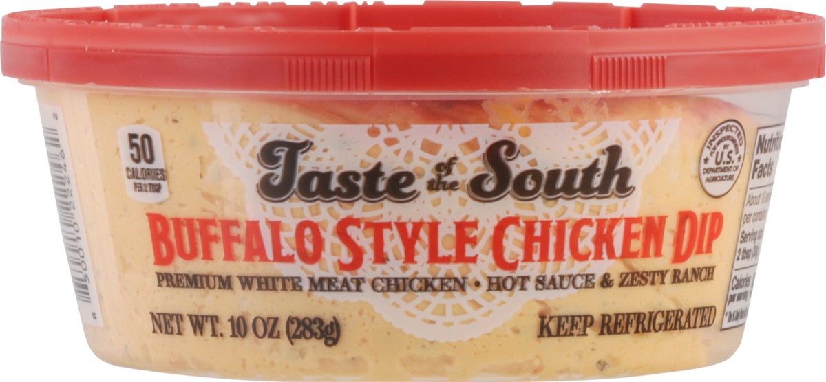 slide 11 of 14, Taste of the South Buffalo Style Chicken Dip 10 oz, 10 oz