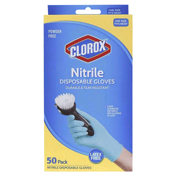 Clorox Nitrile Disposable Gloves 50 ct | Shipt