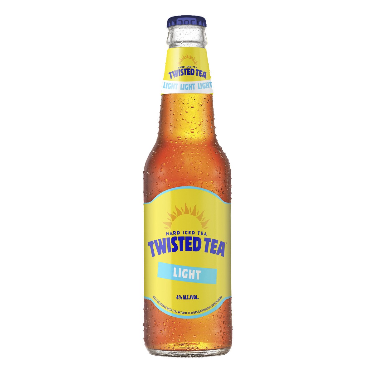 slide 3 of 5, Twisted Tea Light, Hard Iced Tea (12 fl. oz. Bottle, 6pk.), 6 ct; 12 oz