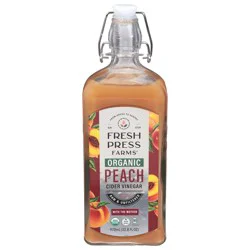Fresh Press Farms Organic Peach Cider Vinegar - 32.8 fl oz
