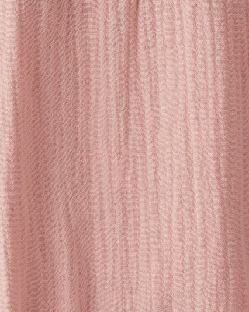 slide 5 of 5, Littleplanet Baby Organic Cotton Gauze Overalls Rose 9M, 1 ct