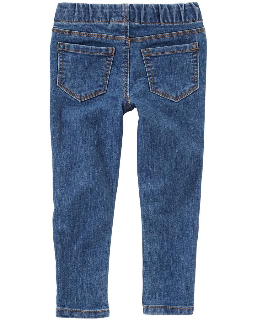 slide 2 of 2, Oshkosh Baby Elastic Waist Oceana Blue Wash Jeggings Oceana Blue Wash 24M, 1 ct