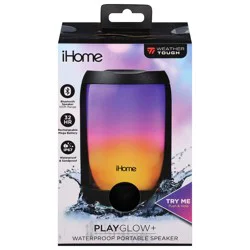 iHome Waterproof Portable Play Glow+ Speaker 1 ea