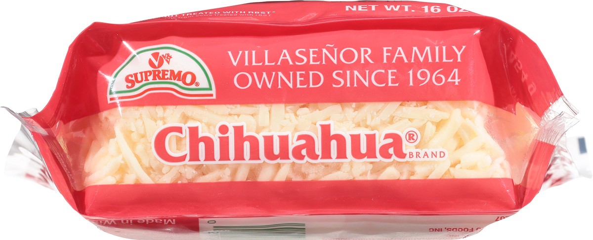 slide 6 of 13, Supremo Chihuahua Mexican Style Quesadilla Natural Shredded Cheese 16 oz, 16 oz