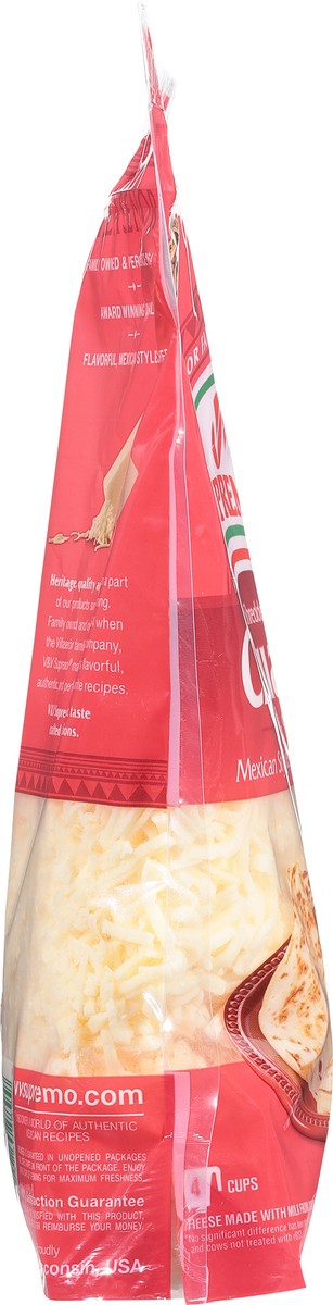 slide 11 of 13, Supremo Chihuahua Mexican Style Quesadilla Natural Shredded Cheese 16 oz, 16 oz