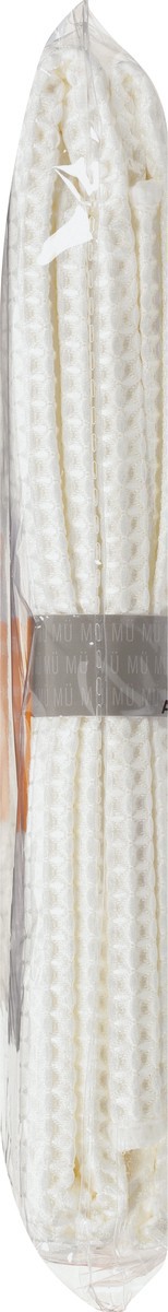 slide 8 of 9, MUkitchen Microfiber Waffle White Kitchen Towels 2 ea, 2 ct