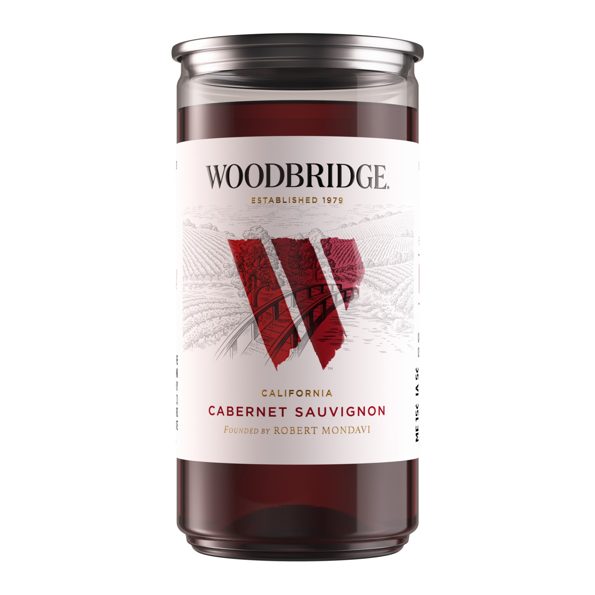 slide 1 of 1, Woodbridge Cabernet Sauvignon Red Wine Can, 4 ct; 187 ml