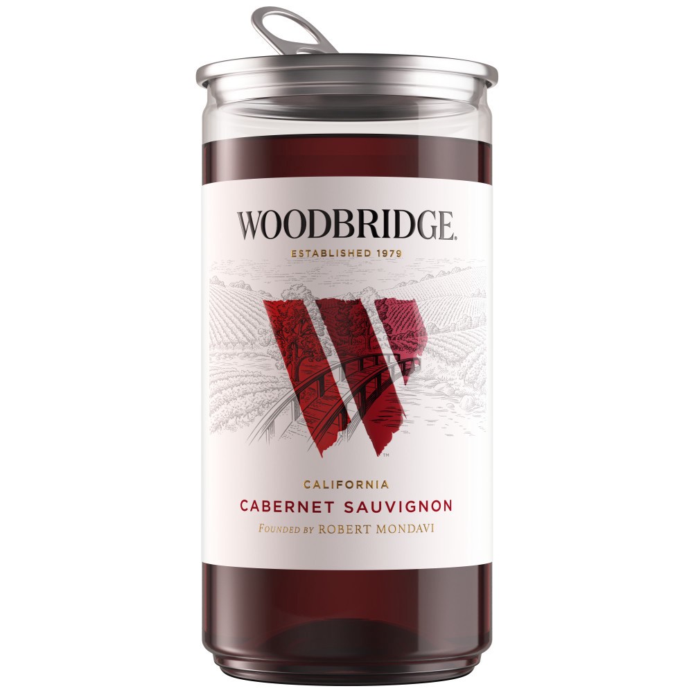 slide 1 of 6, Woodbridge by Robert Mondavi Cabernet Sauvignon Red Wine, 187 mL Can, 4 ct; 187 ml