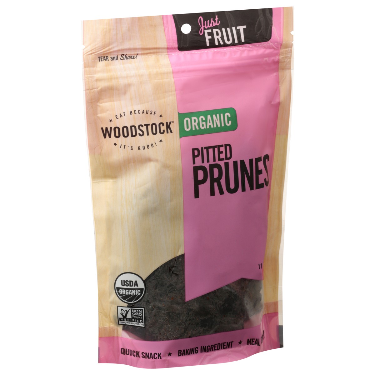 slide 5 of 9, Woodstock Pitted Organic Prunes Pitted 11 oz, 11 oz