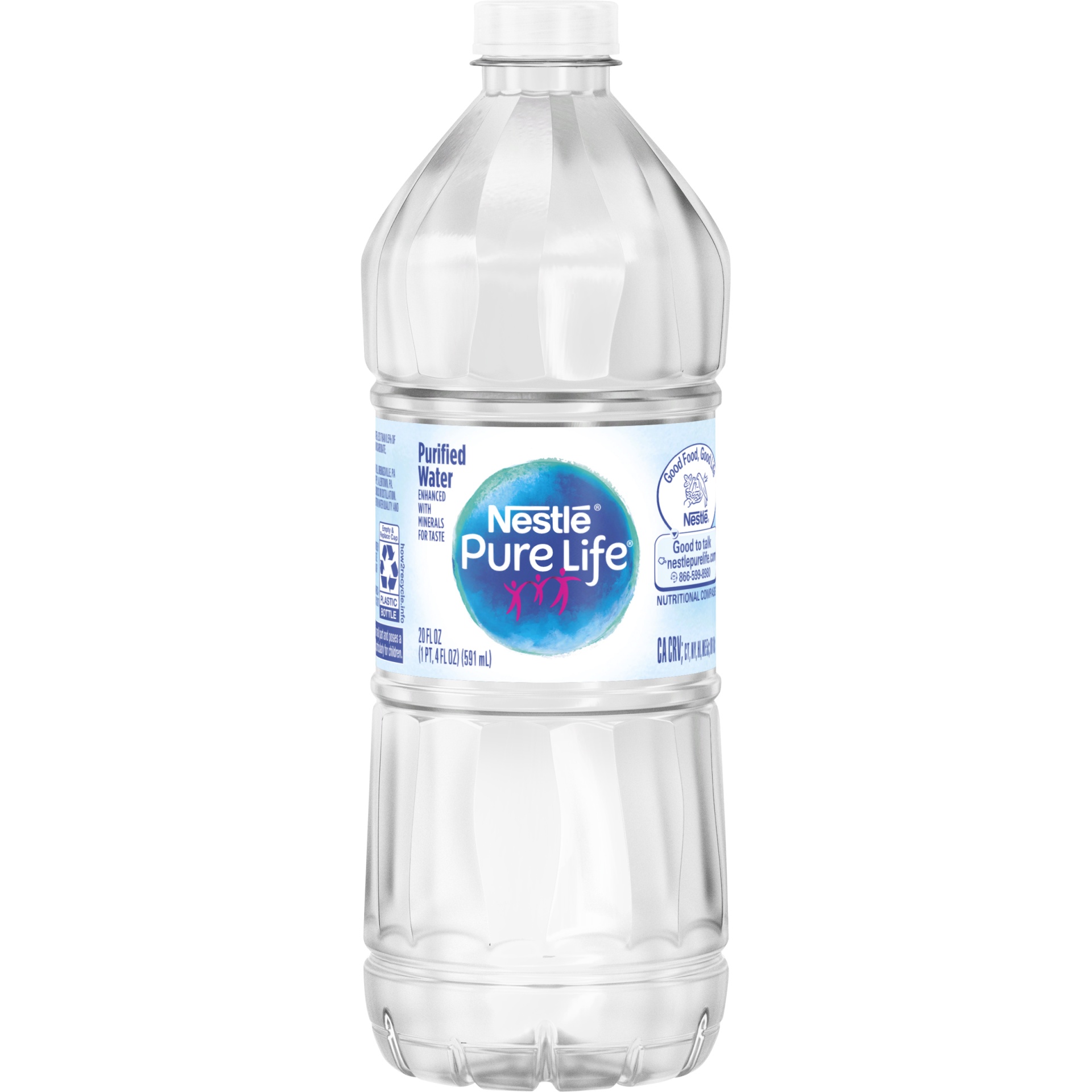 slide 4 of 5, Nestlé Pure Life Bottle, 20 fl oz