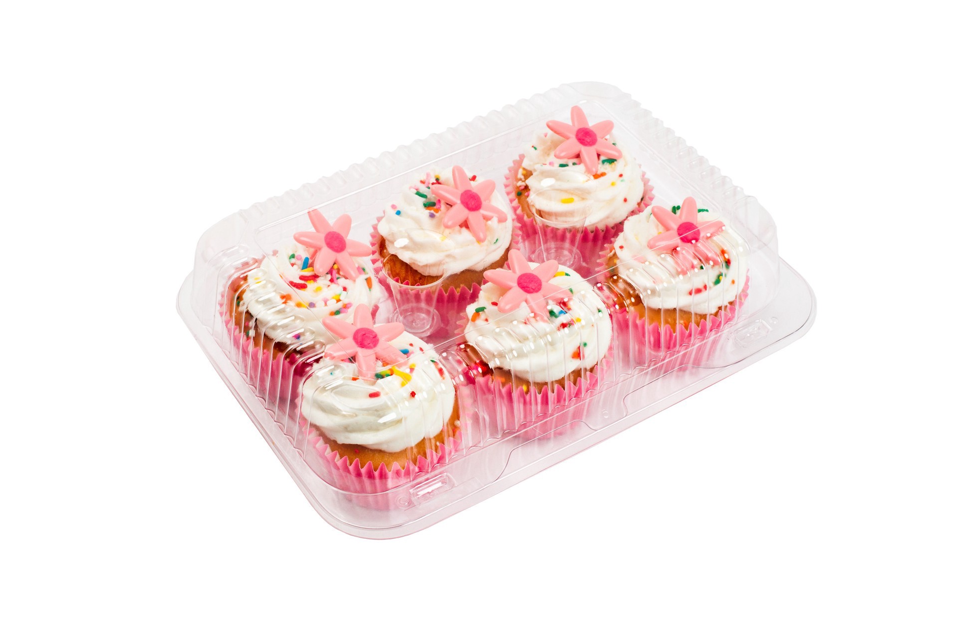 slide 4 of 4, 6-Cup Cupcake Clamshells By Celebrate It, 1 ct