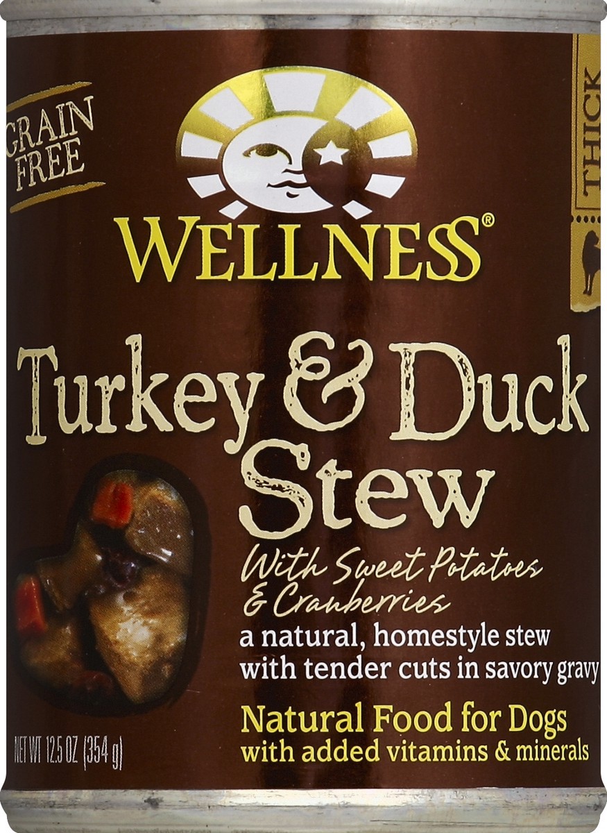 slide 1 of 1, Wellness Turkey And Duck Stew, 12.5 oz