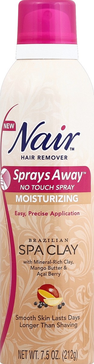 slide 2 of 3, Nair Brazilian Spa Clay Sprays Away, 7.5 oz