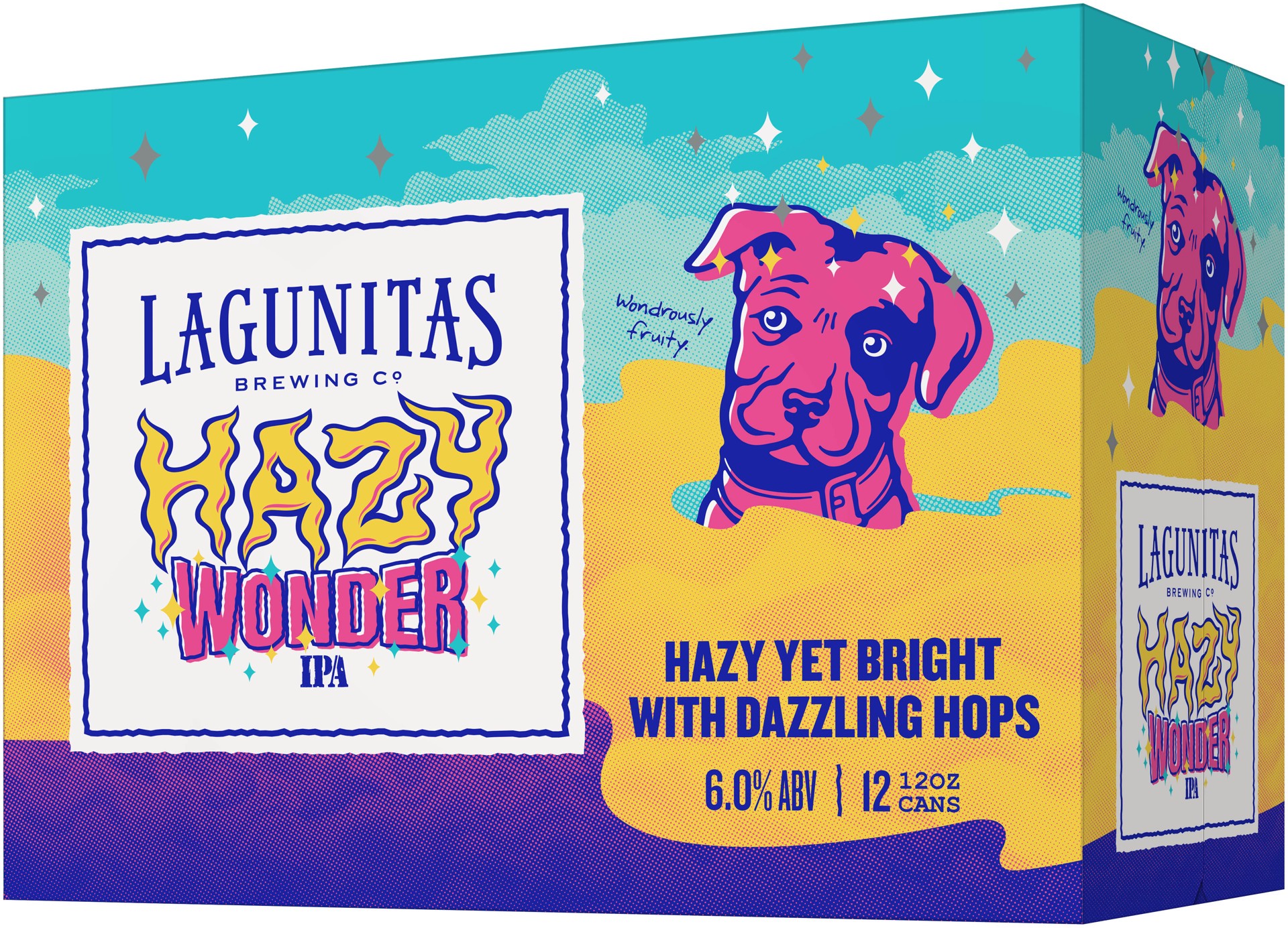 slide 3 of 5, Lagunitas Hazy Wonder Ale, 12 Pack, 12 fl. oz. Cans, 12 ct; 12 oz