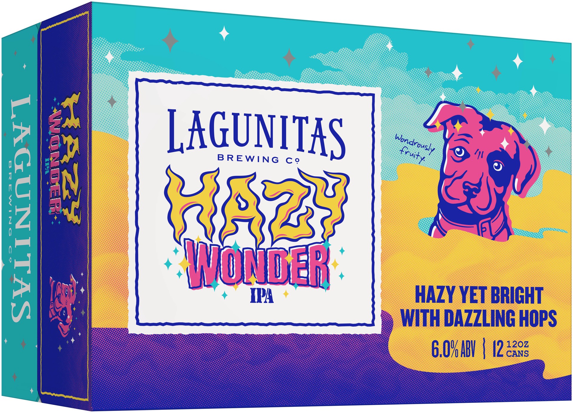 slide 2 of 5, Lagunitas Hazy Wonder Ale, 12 Pack, 12 fl. oz. Cans, 12 ct; 12 oz