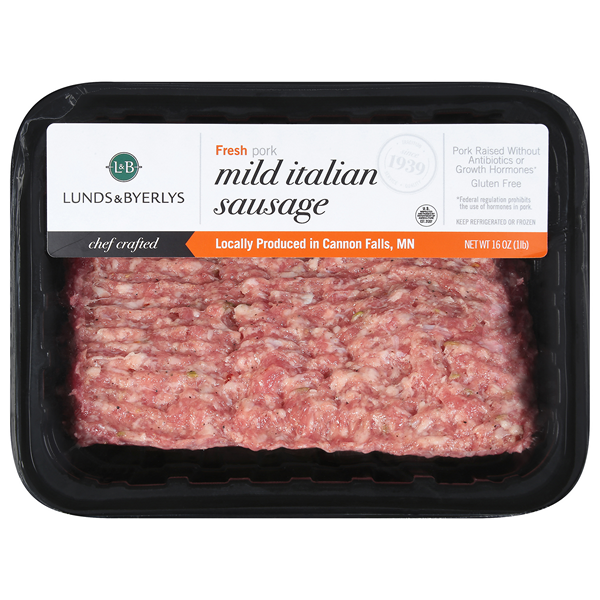 slide 1 of 9, Lunds & Byerlys Mild Italian Pork Sausage 16 oz, 16 oz