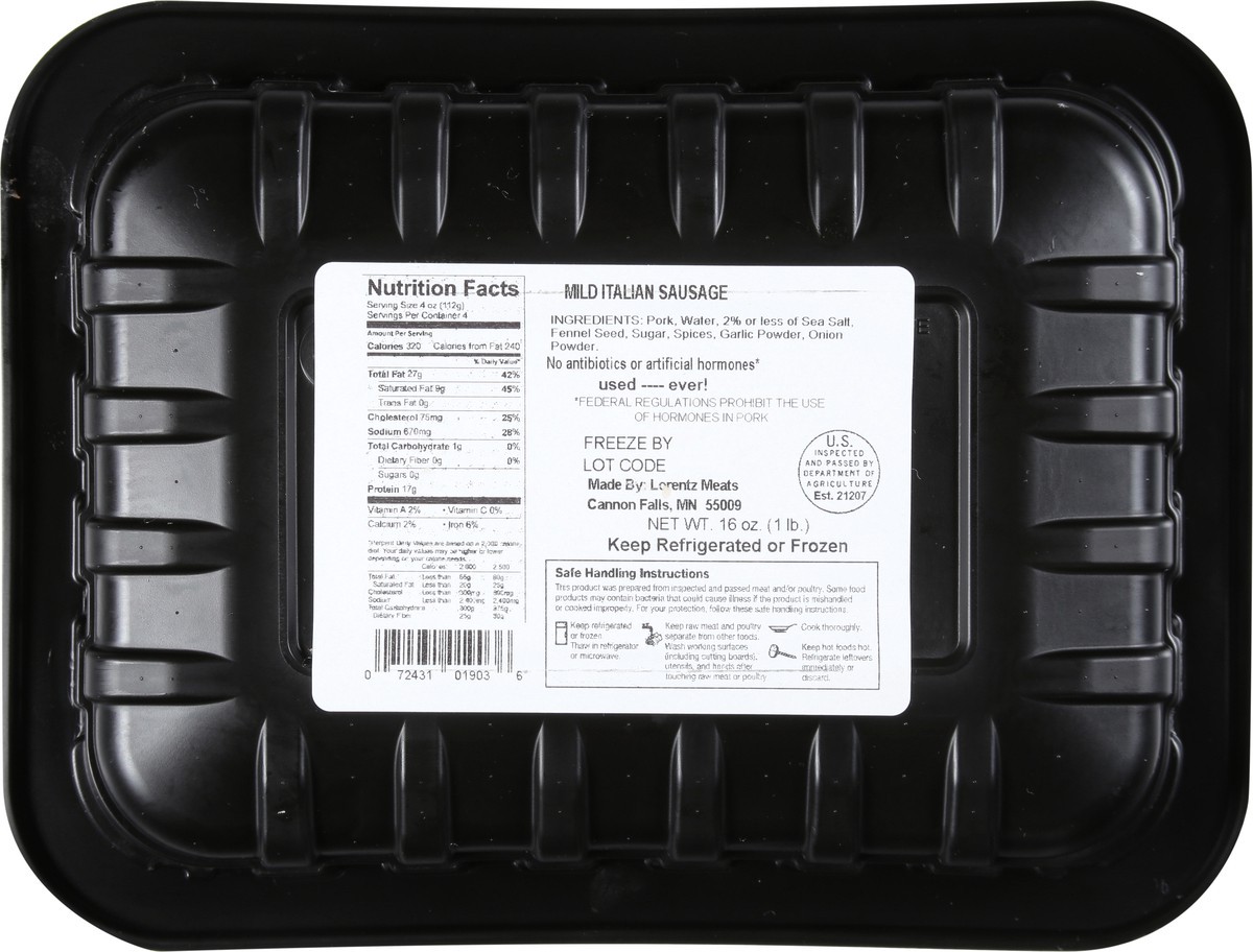 slide 2 of 9, Lunds & Byerlys Mild Italian Pork Sausage 16 oz, 16 oz