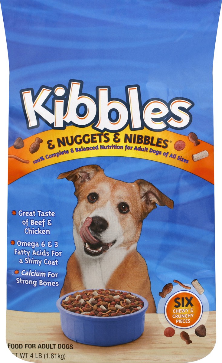 slide 1 of 6, Kibbles & Nuggets & Nibbles Food for Dogs 4 lb, 4 lb