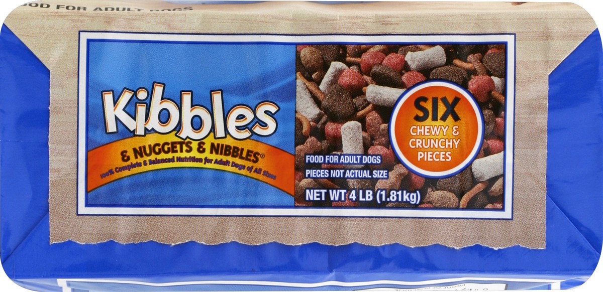 slide 4 of 6, Kibbles & Nuggets & Nibbles Food for Dogs 4 lb, 4 lb