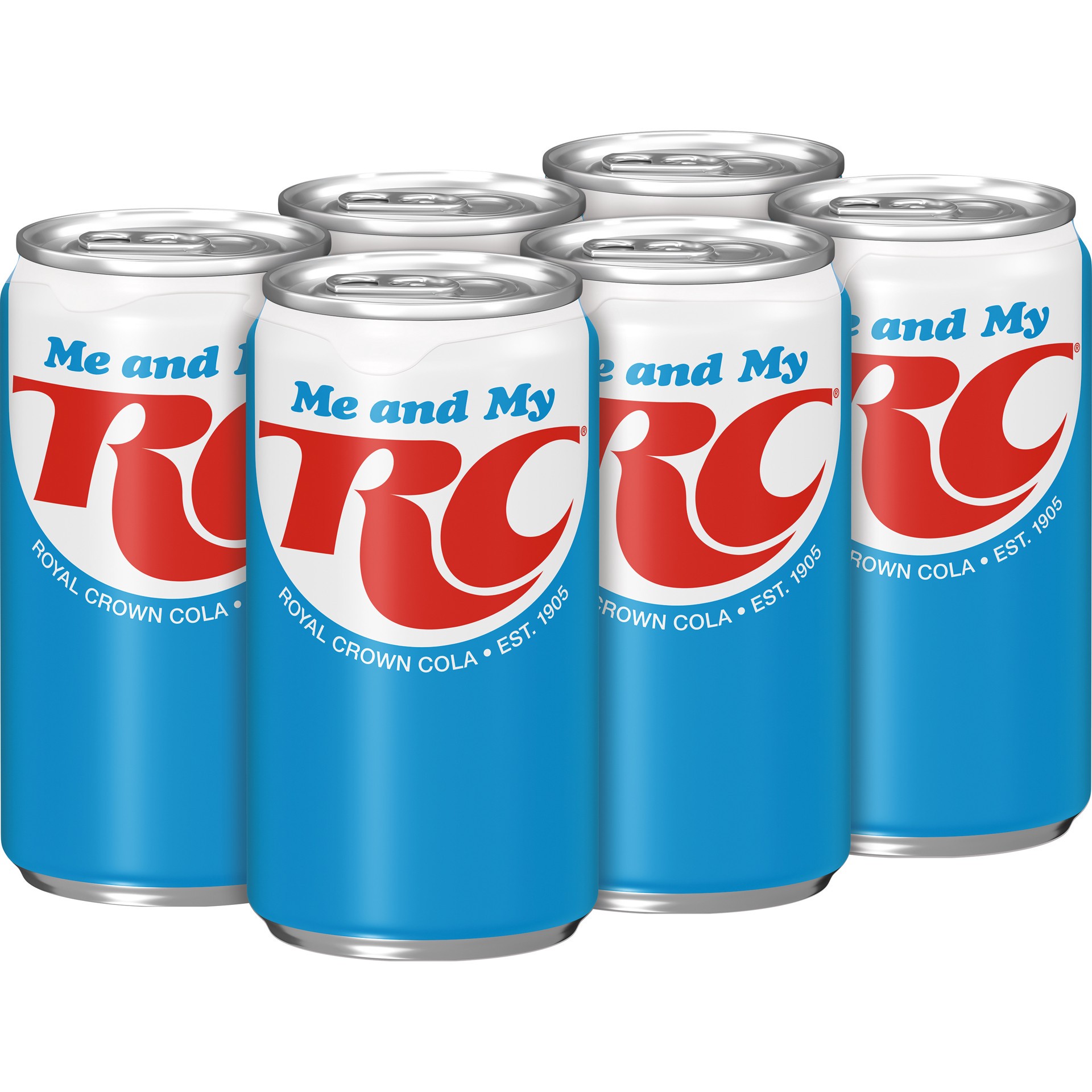 slide 5 of 5, RC Cola Soda, 7.5 fl oz cans, 6 pack, 6 ct