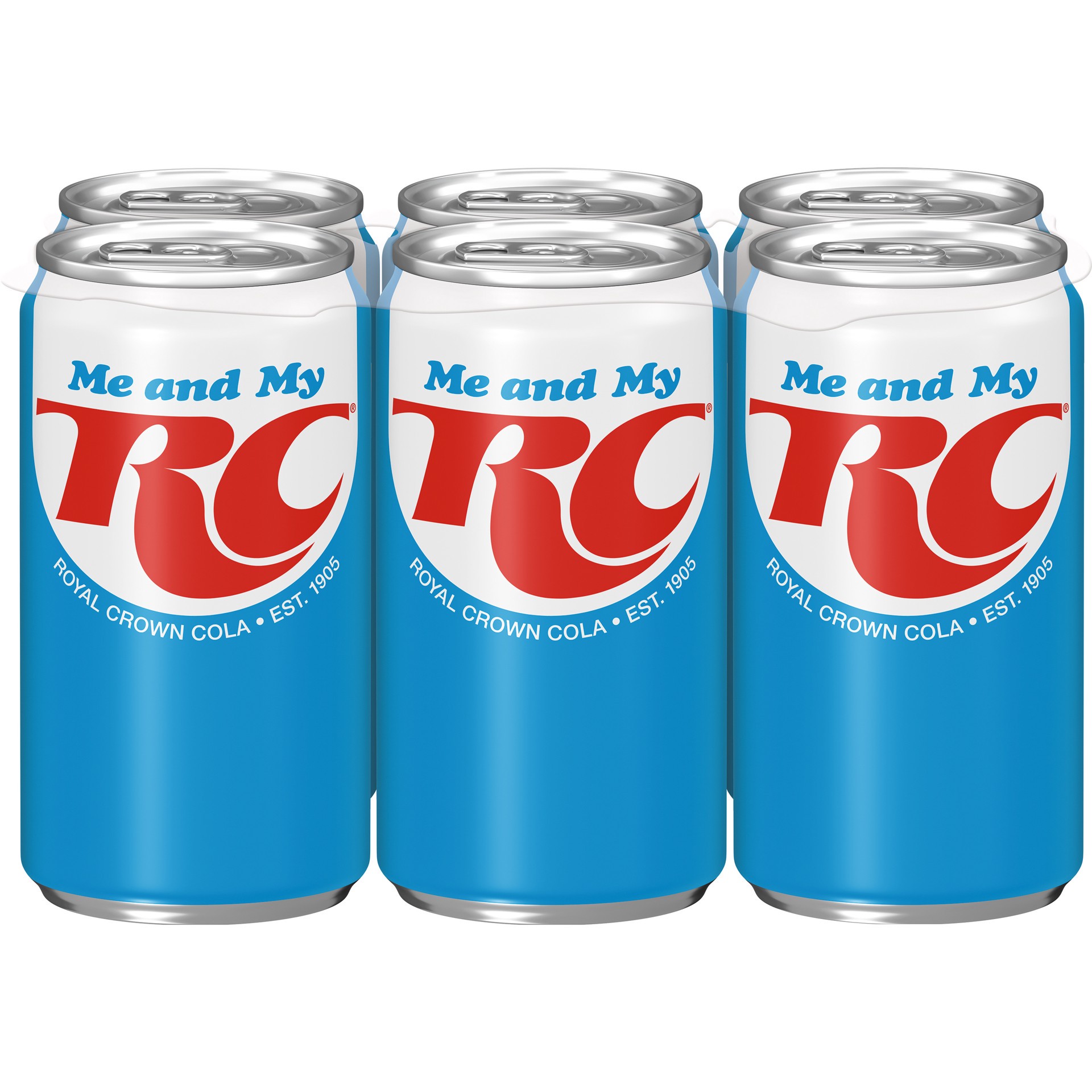 slide 3 of 5, RC Cola Soda, 7.5 fl oz cans, 6 pack, 6 ct