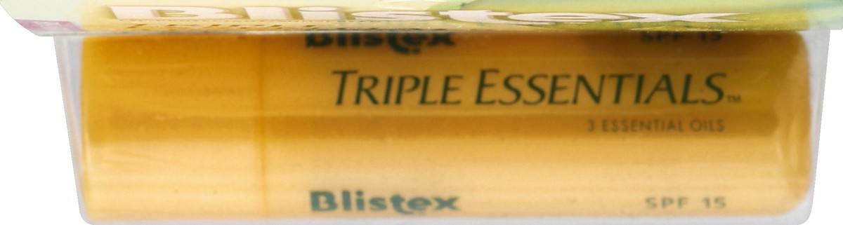 slide 4 of 6, Blistex Triple Essential Oils, 0.13 oz