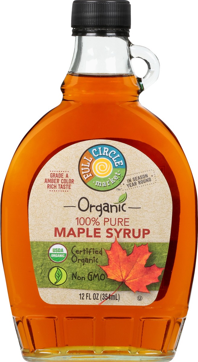 slide 12 of 13, Full Circle Market Full Circle Maple Syrup, 12 oz