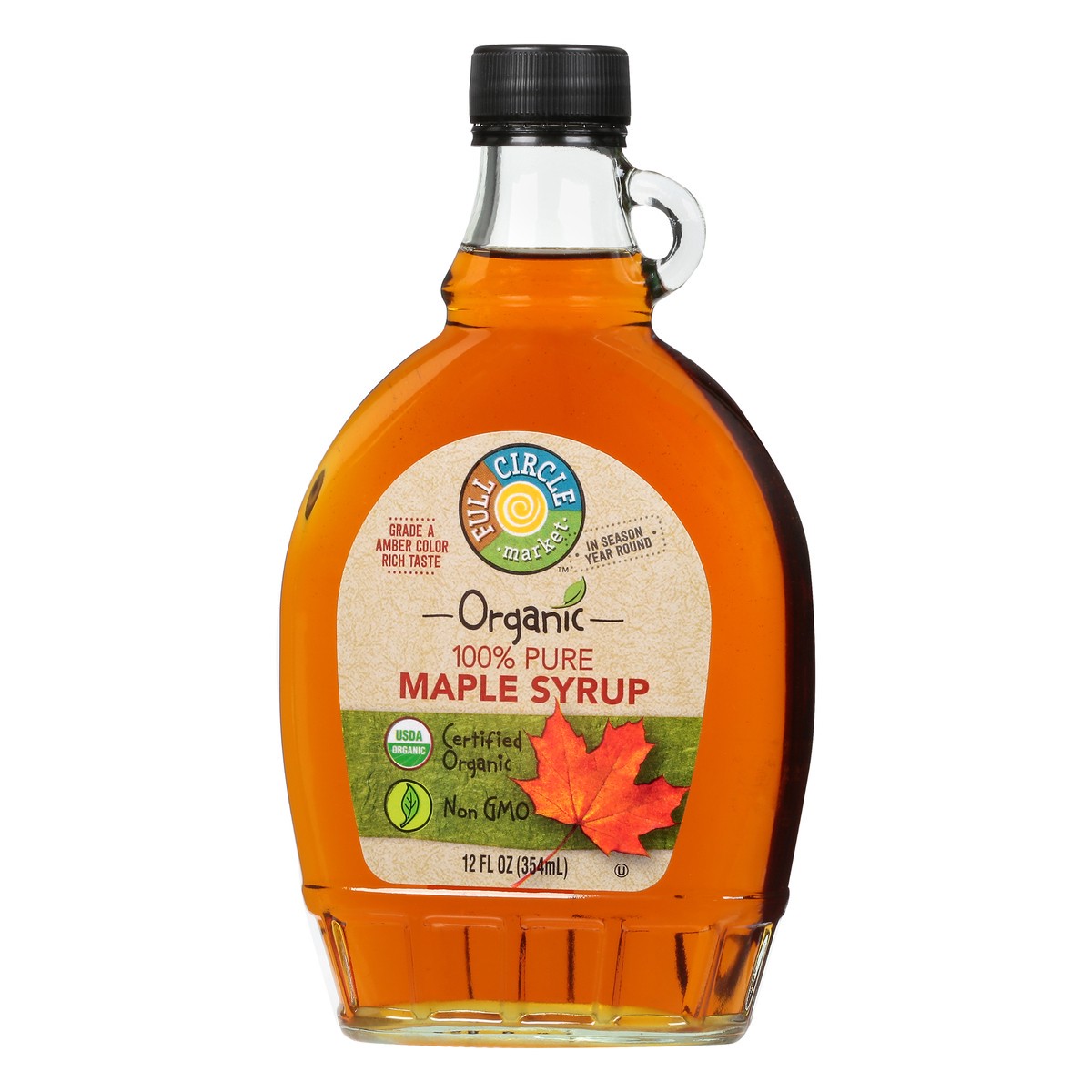 slide 10 of 13, Full Circle Market Full Circle Maple Syrup, 12 oz