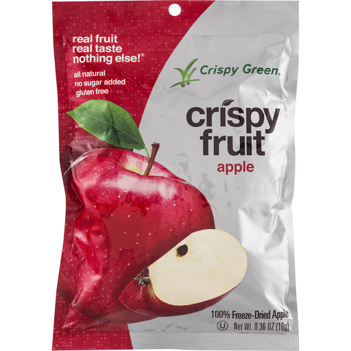 slide 4 of 9, Crispy Green Crispy Fruit 100% Freeze-Dried Apples, 0.36 oz