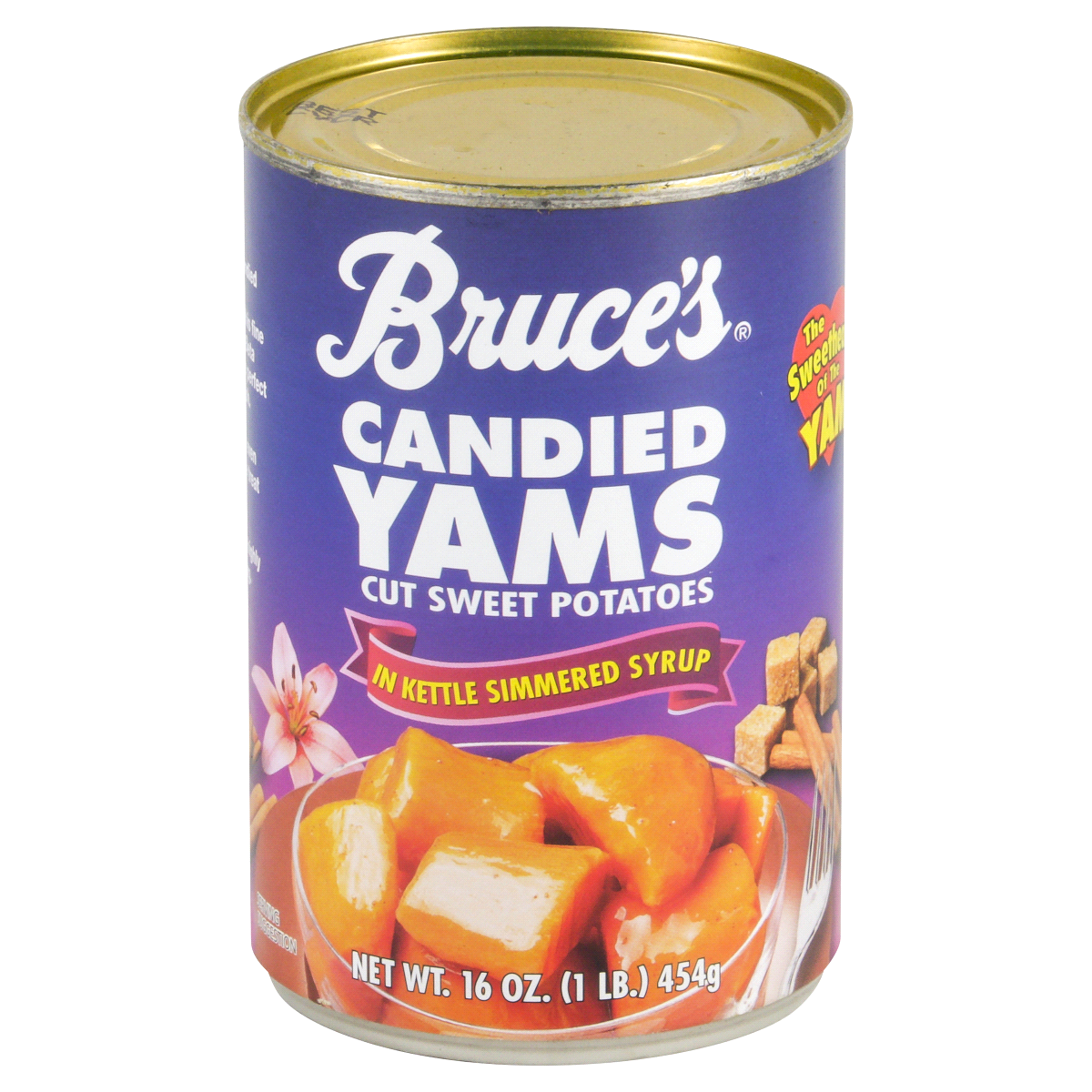 slide 1 of 4, Bruce's Cut Sweet Potatoes Candied Yams In Kettle Simmered Syrup, 16 oz