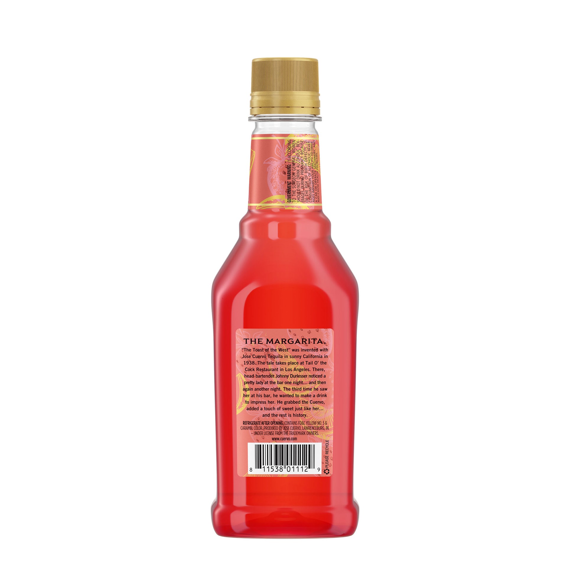 slide 4 of 10, Jose Cuervo Authentic Margarita Strawberry Lime Ready to Drink Cocktail (375 ml), 375 ml