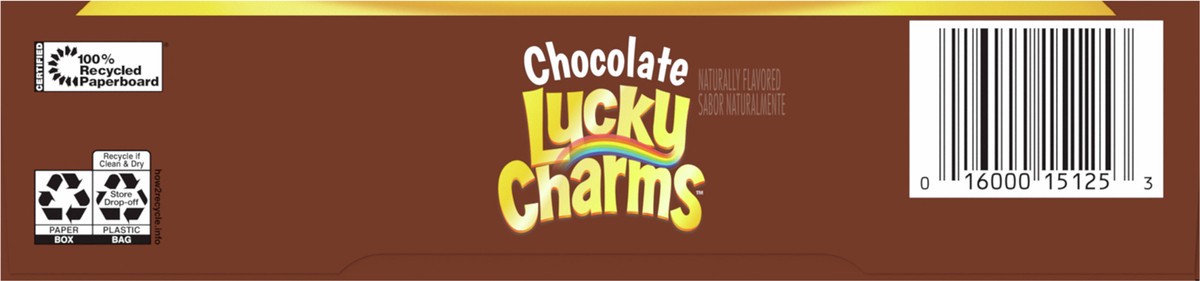 slide 6 of 9, Lucky Charms Chocolate Lucky Charms Cereal with Marshmallows, 11 OZ, 11 oz