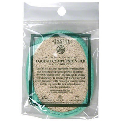 slide 1 of 2, Earth Therapeutics Loofah Complexion Pad, 1 ct