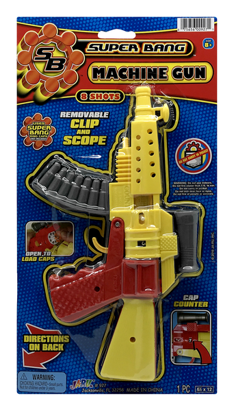 slide 1 of 1, Ja-Ru Inc Ja-Ru Super Bang Machine Gun 8+, 1 ct