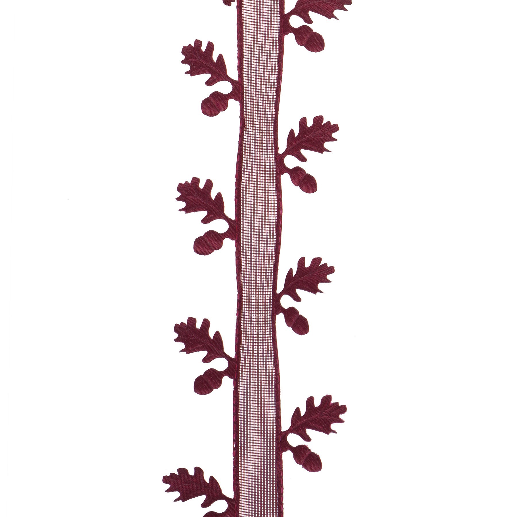 slide 3 of 3, 1.5" X 30ft. Red Leaf Ribbon By Celebrate It, 1.5 in x 30 ft