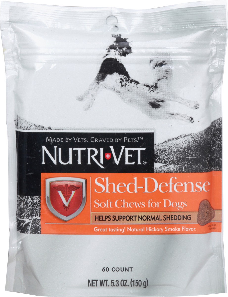 slide 3 of 10, Nutri-Vet Shed-Defense Soft Chews for Dogs 60 ea, 60 ct