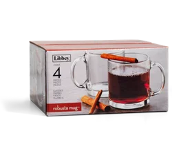 Libbey Robusta Glass Mugs