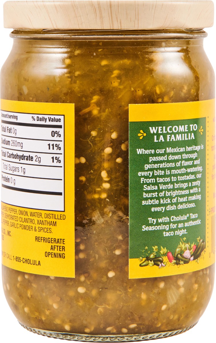 slide 8 of 14, Cholula Verde Salsa, 12 oz, 12 oz