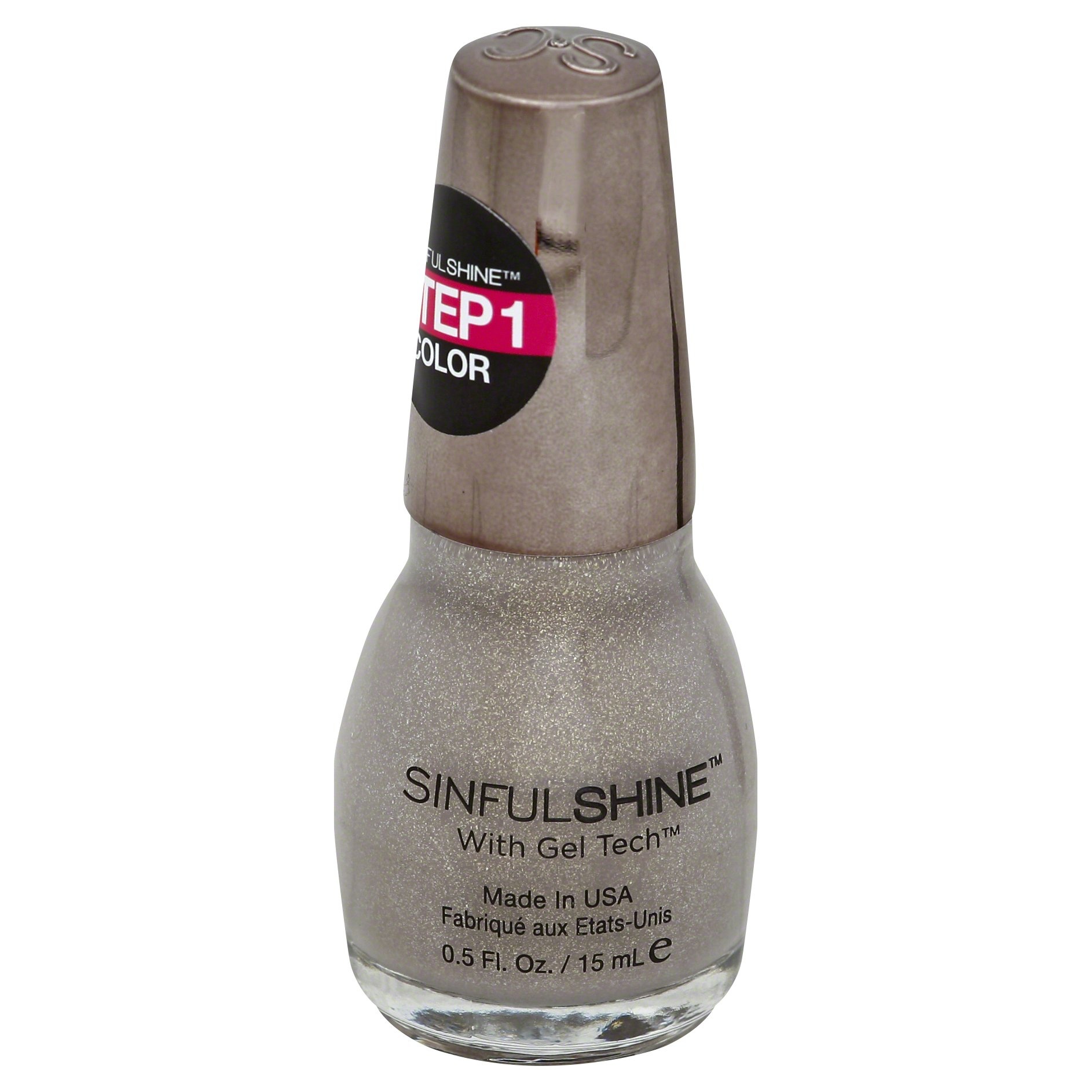 slide 1 of 1, Sinful Colors Nail Colour, Step 1, Prosecco 1612, 0.5 oz