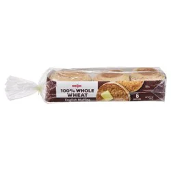 Meijer 100% Whole Wheat English Muffins