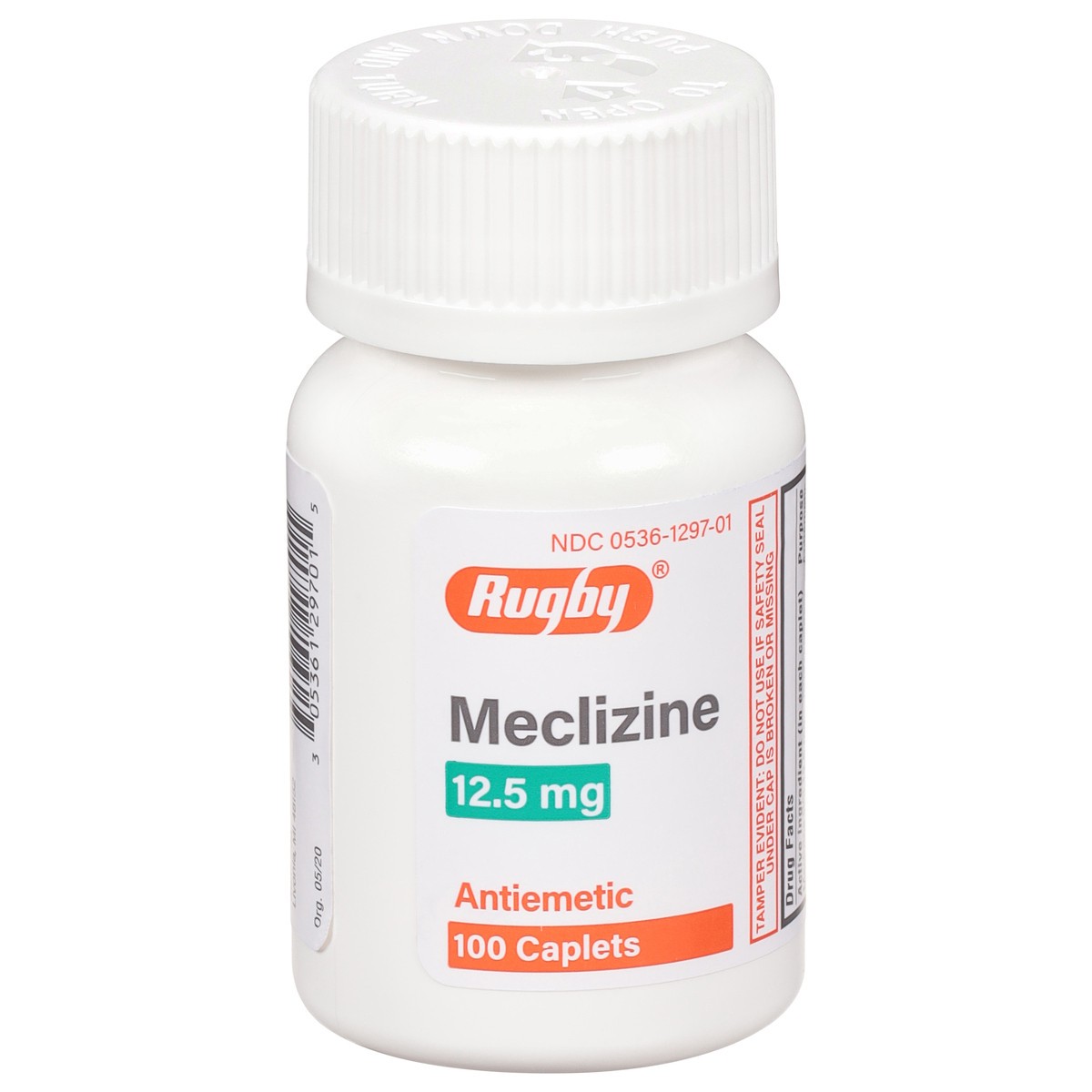 slide 3 of 9, Rugby Meclizine, 12.5 Mg, Caplets, 100 ct
