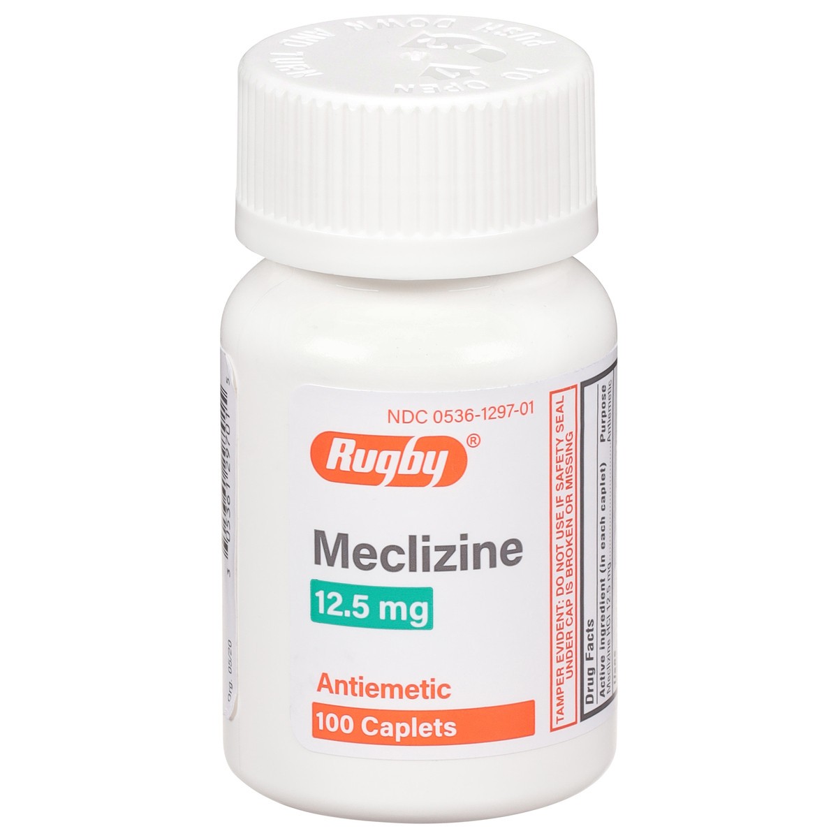 slide 1 of 9, Rugby Meclizine, 12.5 Mg, Caplets, 100 ct