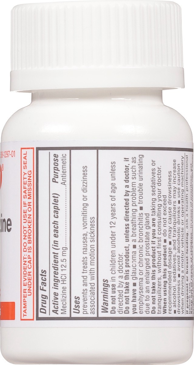 slide 6 of 9, Rugby Meclizine, 12.5 Mg, Caplets, 100 ct
