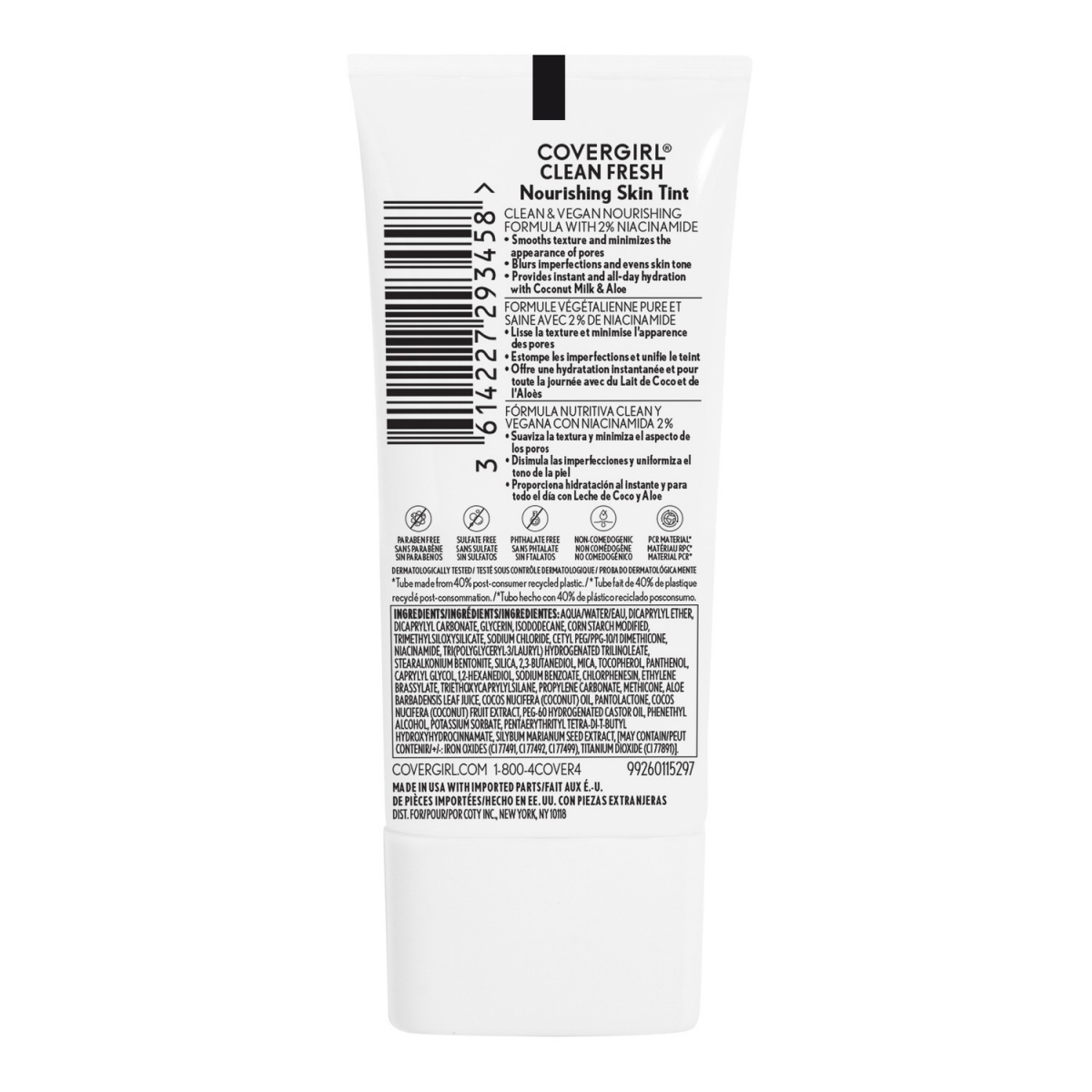 slide 16 of 29, Covergirl Clean Dewy Liquid Foundation, Dark 640, 1 ct