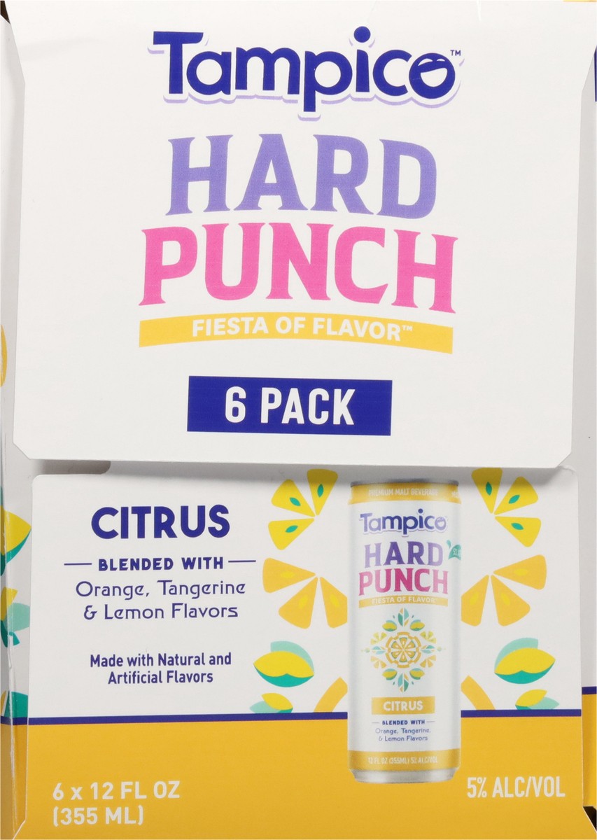 slide 5 of 10, Coop Tampico Hard Citrus Punch 6Pk 12Oz Cans, 6 ct; 12 oz